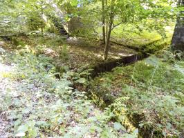Ligne Maginot - HOCHWALD (FOSSé ANTICHAR DU) - (Obstacle antichar) - Jonction évacuation des eaux du fosse entre C5 et le fosse la contournant