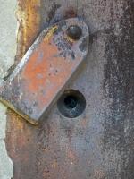 Ligne Maginot - HOCHWALD - (Ouvrage d'artillerie) - Bloc 6 
Détail du créneau pour canon de 75 mle 29