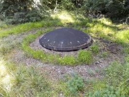 Ligne Maginot - HOCHWALD - (Ouvrage d'artillerie) - Bloc 1
Tourelle pour deux obusiers de 135 mm