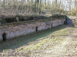 Ligne Maginot - JOFFRE-LEFEBVRE - (Position d'artillerie préparée) - Caserne de tête et rampe d'accès des pièces d'artillerie