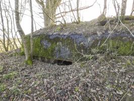 Ligne Maginot - LEGERET NORD 1 - C55-B - (Blockhaus pour canon) - Le créneaux pour le canon anti-char de 25.