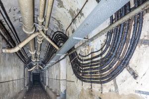 Ligne Maginot - MOLVANGE - A9 - (Ouvrage d'artillerie) - Galerie entre le bloc 2 et le PC