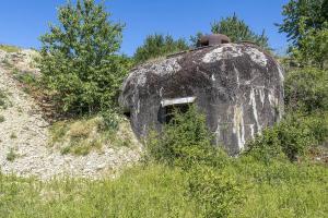 Ligne Maginot - PETIT REDERCHING - (Abri) - Coffre d'entrée Est 
Après le merlonnage 
2020