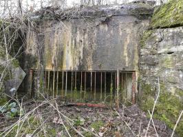 Ligne Maginot - BB7 - (Blockhaus pour canon) - Le créneau anti-char.