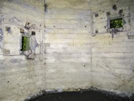 Ligne Maginot - 301B - PORT DU RHIN SUD 34 - (Blockhaus pour arme infanterie) - Chambre de tir
Noter le décalage en hauteur des créneaux