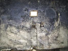 Ligne Maginot - 415 - RIEBEL - (Casemate d'infanterie) - Chambre de tir Sud
Les coffrages sont encore en place sur le créneau mitrailleuse