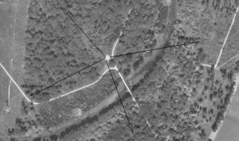 Ligne Maginot - BAUERNGRUNDWASSER - (Blockhaus pour arme infanterie) - Le blockhaus en 1950
Le pont sur le Bauerngrundwasser est toujours en place