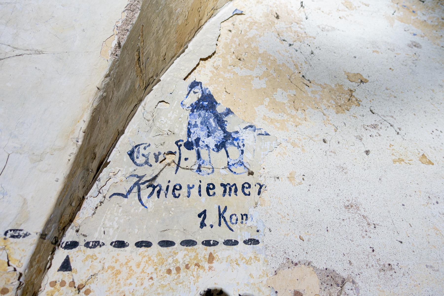 Ligne Maginot - FORT LEFEBVRE - (Divers) - Chambre de troupe
Décoration allemande
 - David Palmer