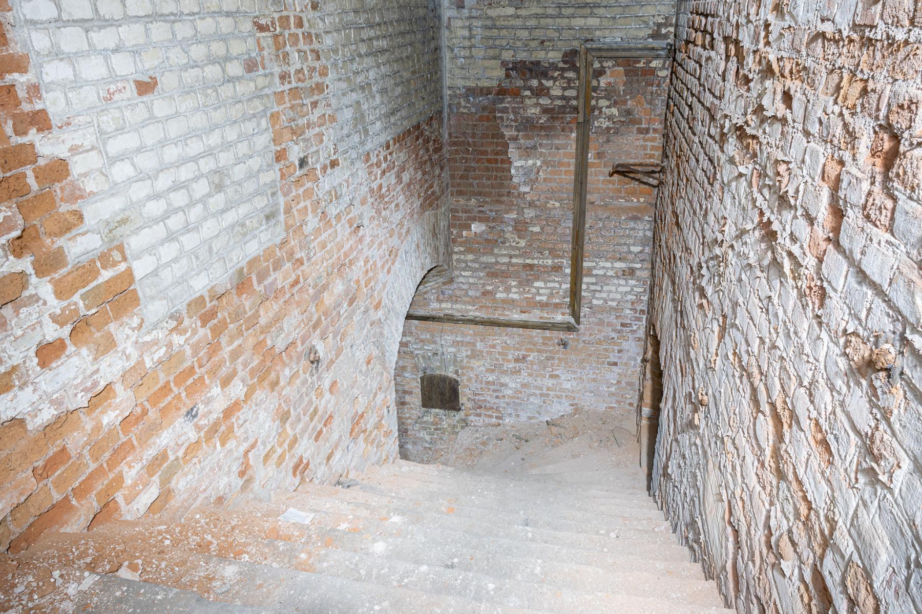 Ligne Maginot - FORT LEFEBVRE - (Divers) - Escalier donnant accès à l'étage - David Palmer