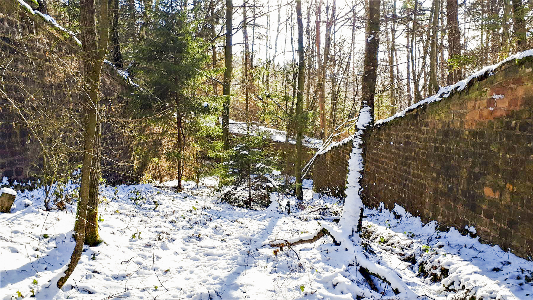 Ligne Maginot - HOCHWALD (FOSSé ANTICHAR DU) - (Obstacle antichar) - Raccordement entre le fossé de la casemate C3 et celui de la casemate C2 - Gregory Fuchs