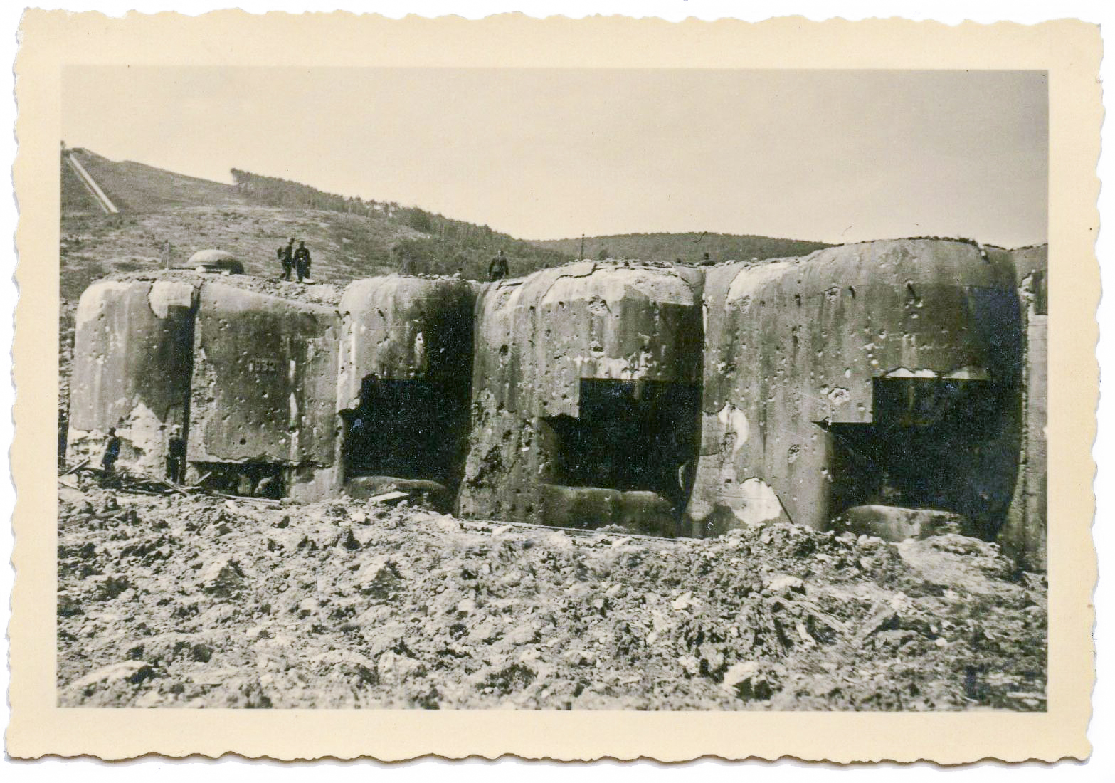 Ligne Maginot - HOCHWALD - (Ouvrage d'artillerie) - Bloc 6
Le bloc sous l'occupation - Inconnu