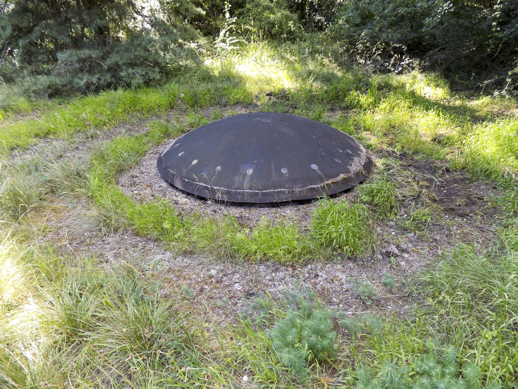 Ligne Maginot - HOCHWALD - (Ouvrage d'artillerie) - Bloc 1
Tourelle pour deux obusiers de 135 mm - Luc Jacquemin