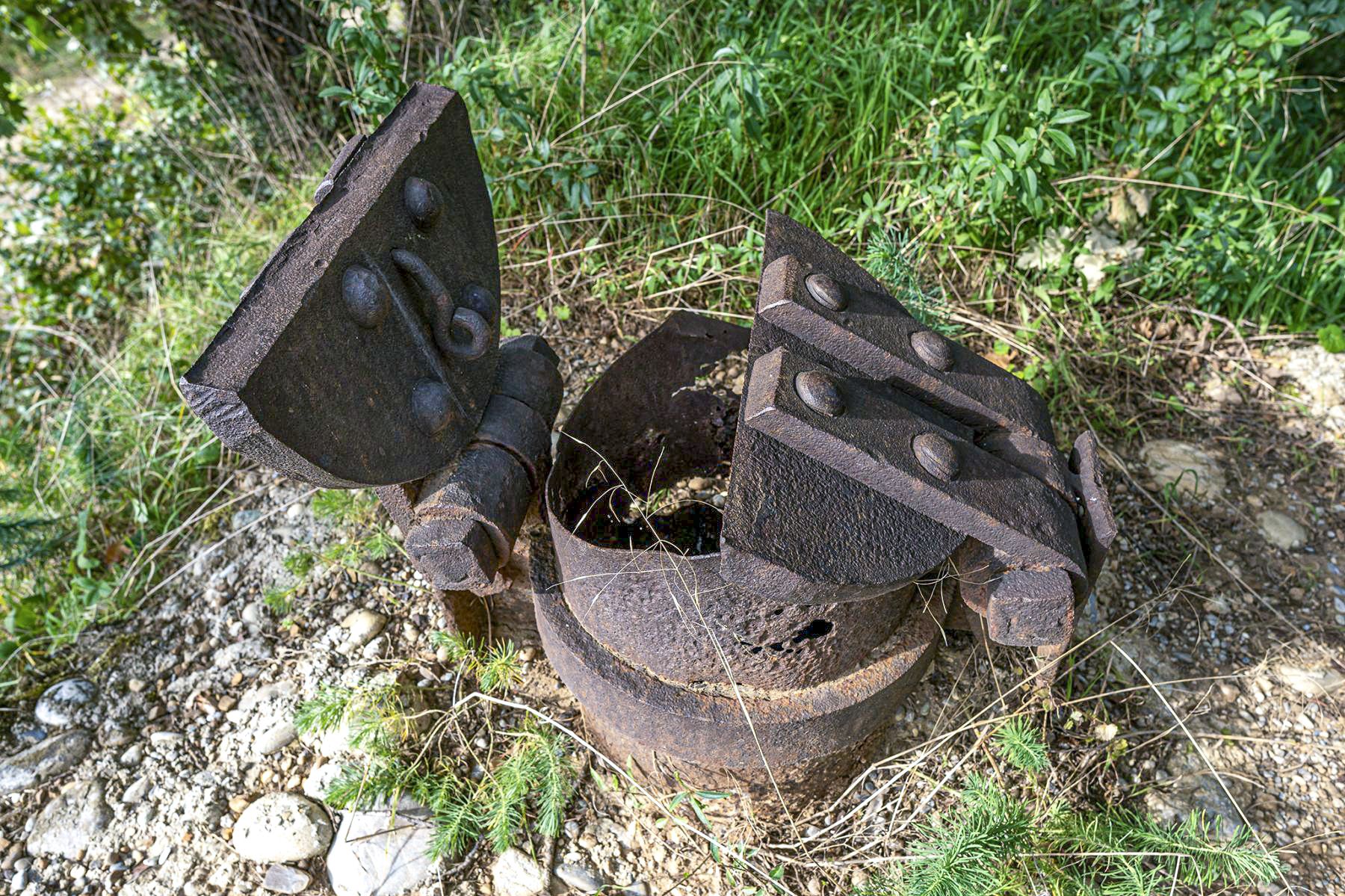 Ligne Maginot - OBERWALD SUD OUEST - (Observatoire d'infanterie) - Ouverture pour jumelle périscopique - David Palmer