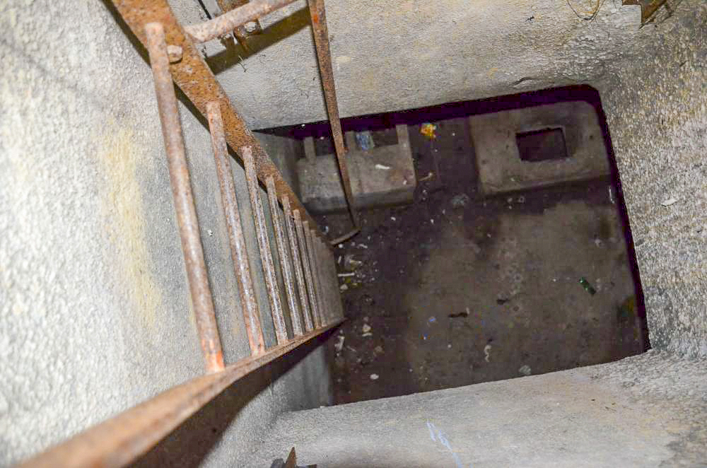 Ligne Maginot - 112 - BETTLACH SUD - (Casemate d'infanterie - Double) - Echelle d'accès à l'étage inférieur. - D. Froehly