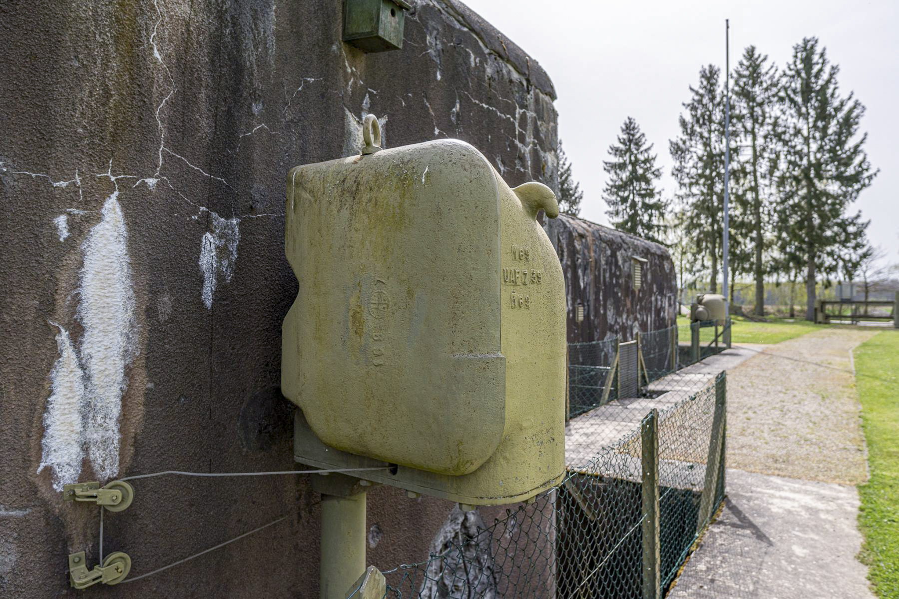 Ligne Maginot - ESCH - (Casemate d'infanterie - Double) - Projecteur blindée - David Palmer