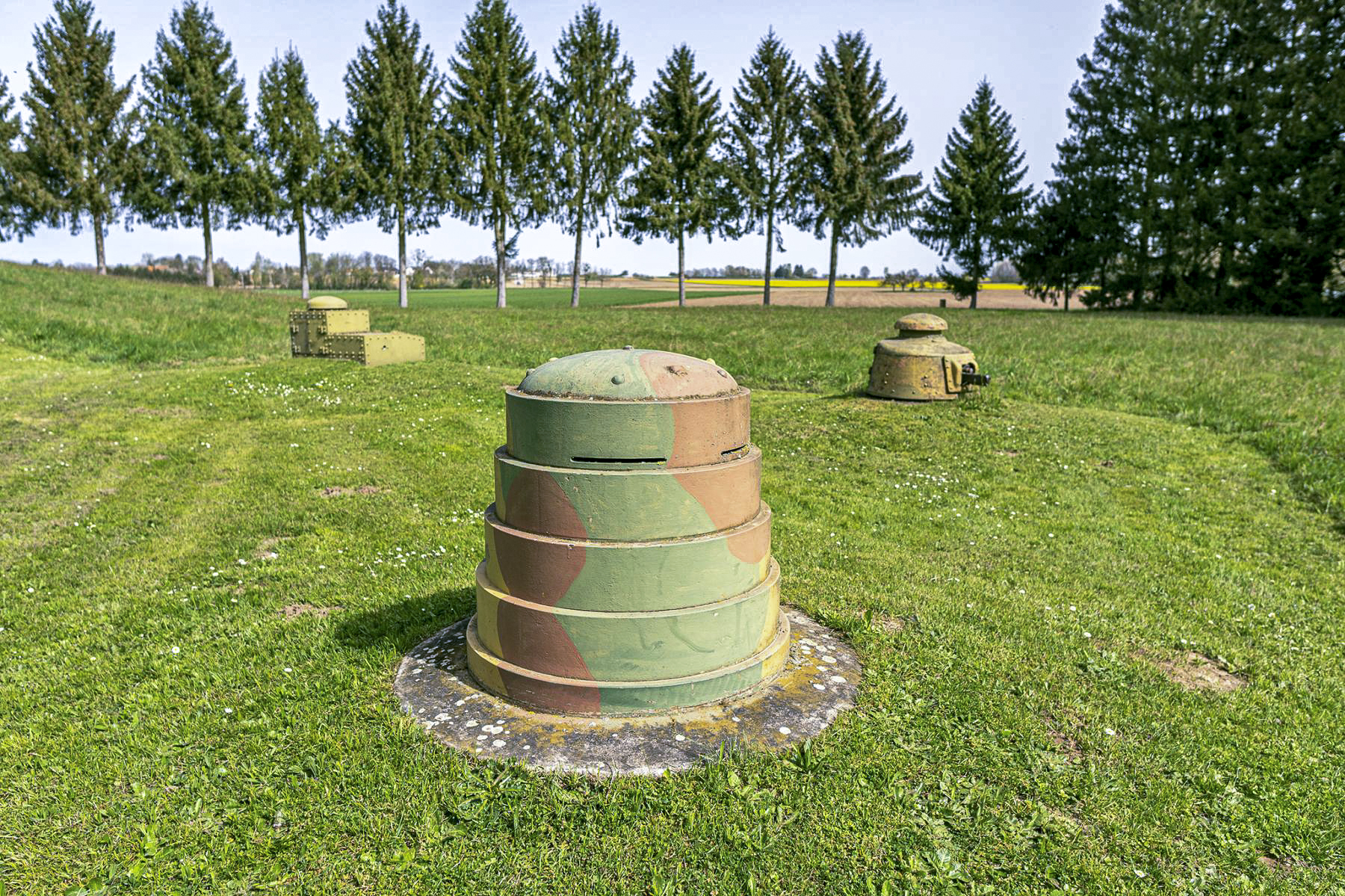 Ligne Maginot - ESCH - (Casemate d'infanterie - Double) - Matériel exposé
Observatoire par éléments Saint Jacques
