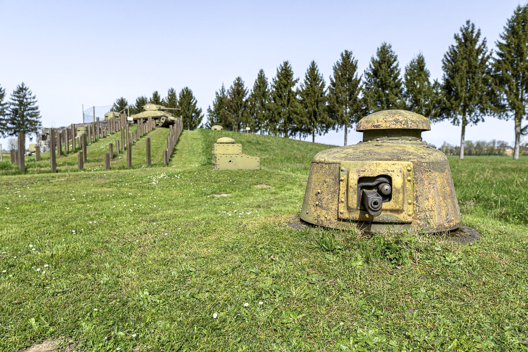 Ligne Maginot - ESCH - (Casemate d'infanterie - Double) - Matériel exposé
Tourelle de char FT - David Palmer
