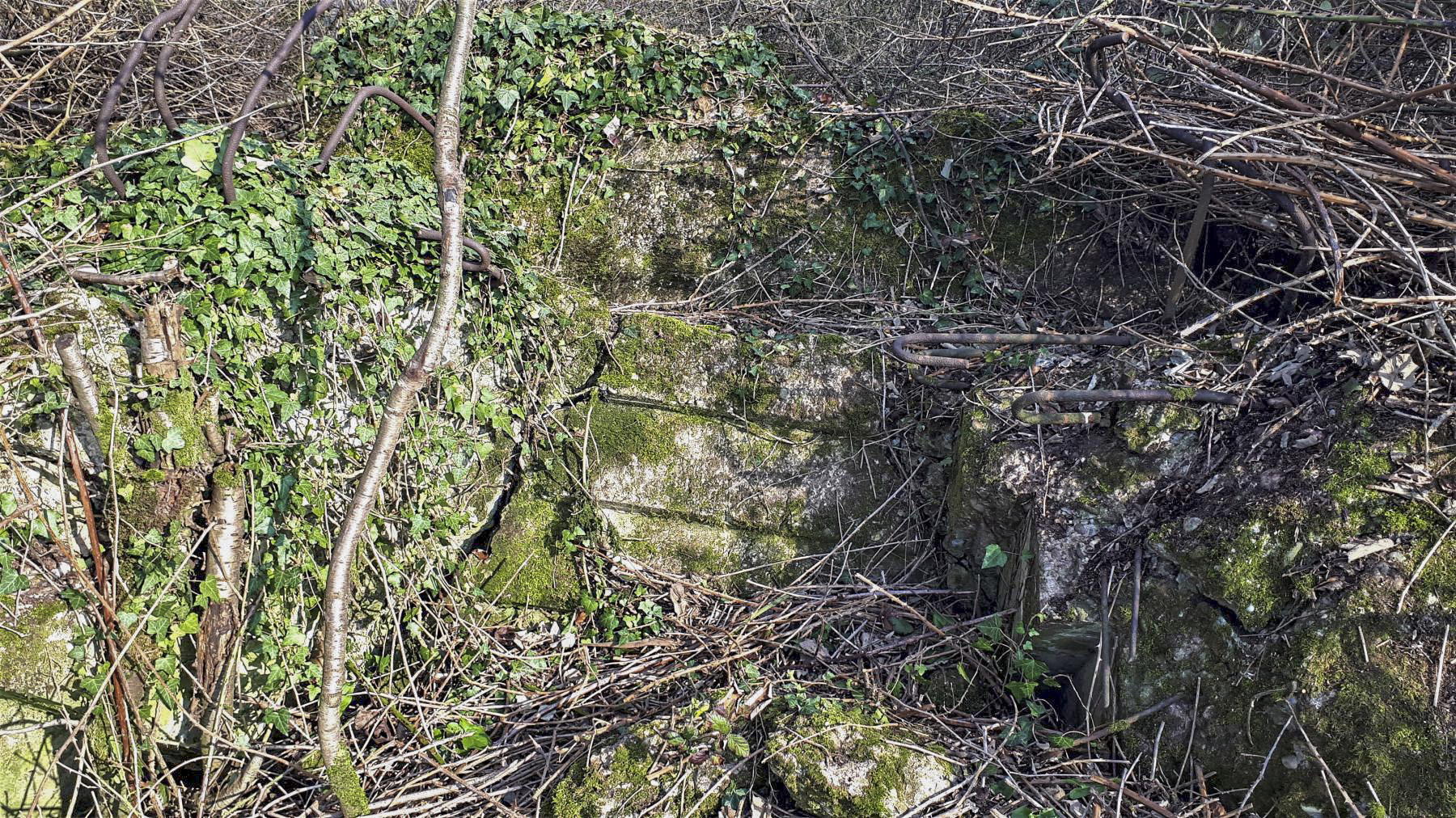 Ligne Maginot - PFAFFENBRONN 9 - (Blockhaus pour arme infanterie) - Détail du créneau - Gregory Fuchs