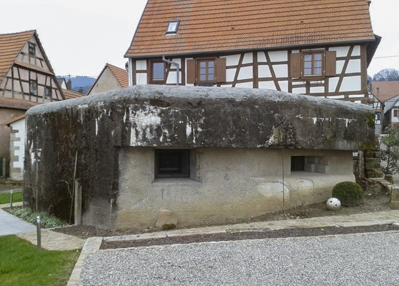 Ligne Maginot - ROTT CENTRE - (Blockhaus pour canon) - Pendant les travaux - AALMA - lignemaginot.com