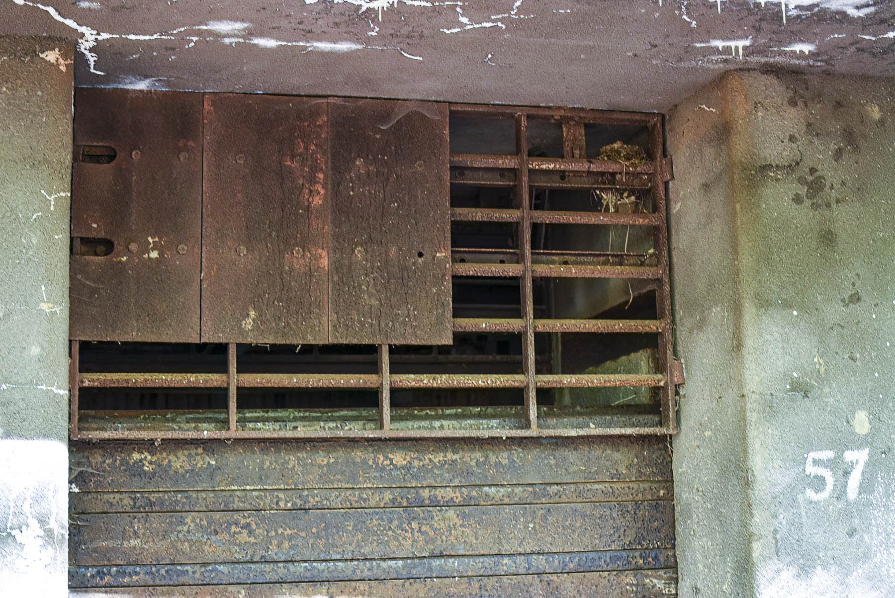 Ligne Maginot - 110 - BETTLACH - (Casemate d'artillerie) - Entrée de la chambre de tir

 - David Palmer