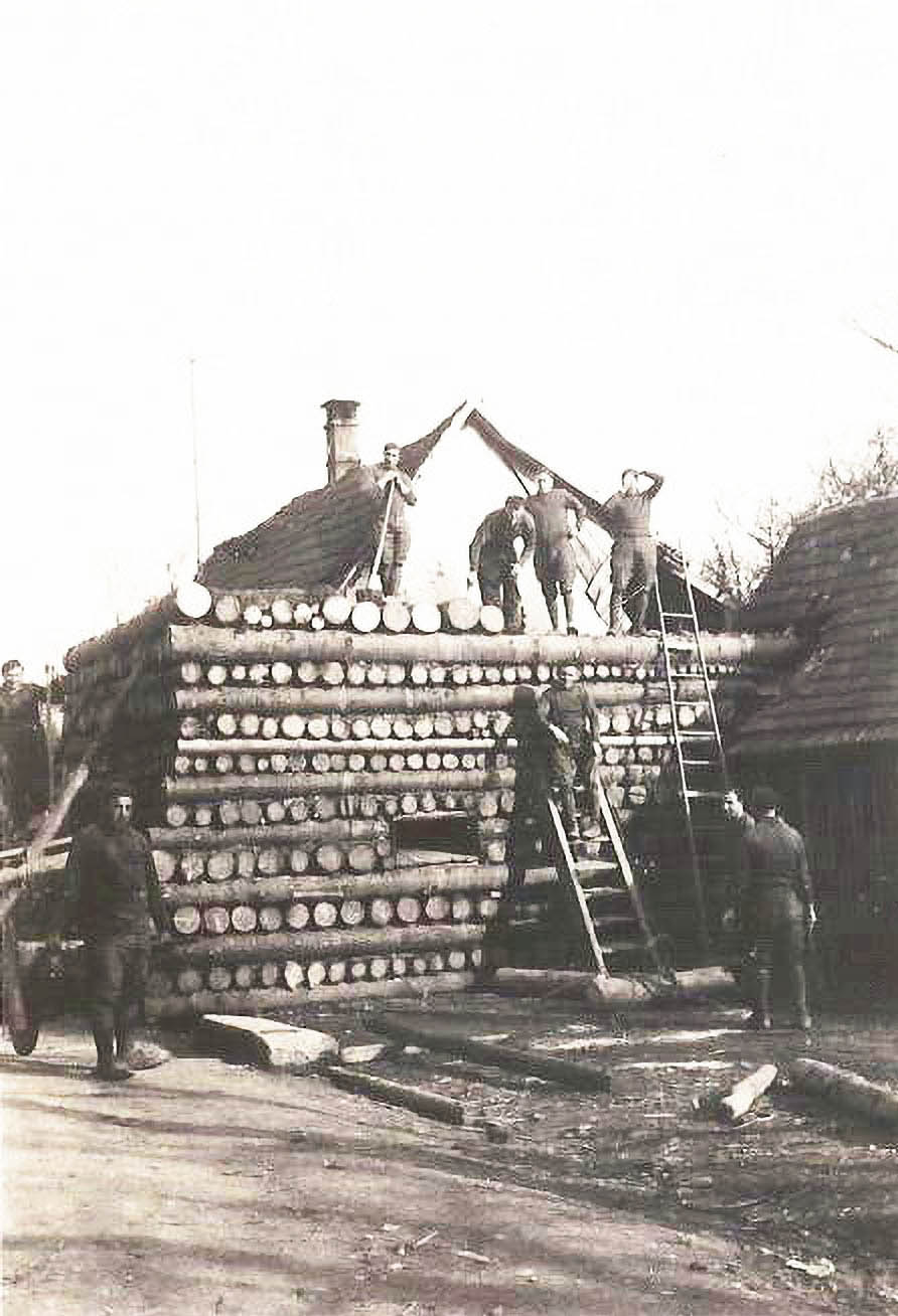 Ligne Maginot - RUE DU RUISSEAU - (Blockhaus pour arme infanterie) - Le blockhaus en construction - René SCHALCK