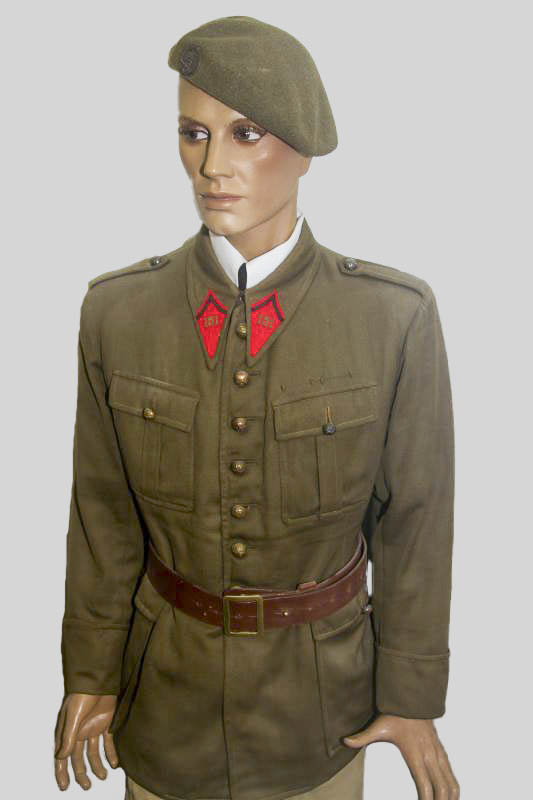 Ligne Maginot - Artilleur du 151e RAP - Uniforme d'artilleur du 151° RAP
Musée de Fermont