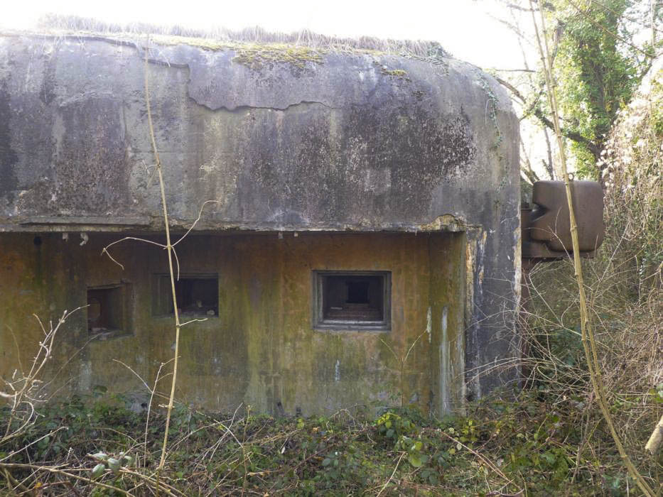 Ligne Maginot - 9/3 - AUENHEIM SUD - (Casemate d'infanterie) - La façade de la casemate - Antoine SCHOEN