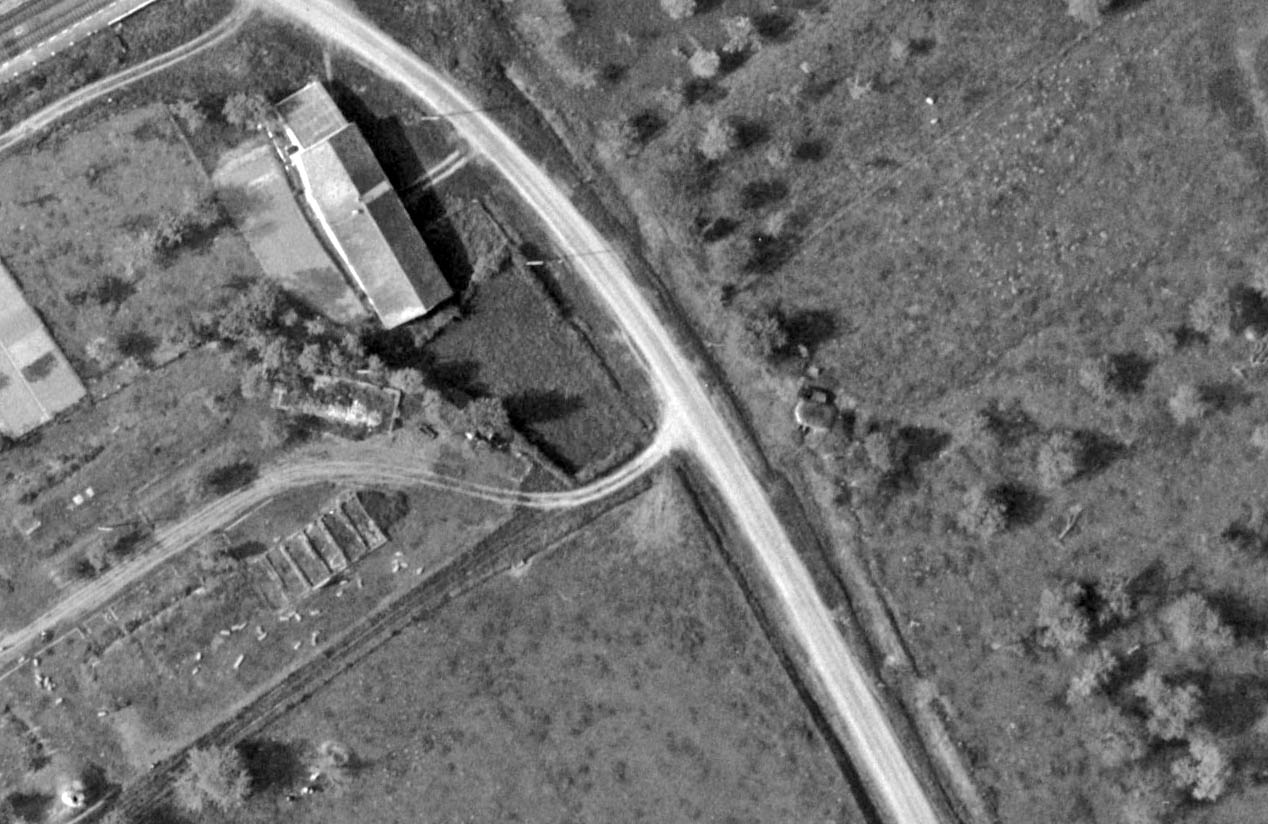 Ligne Maginot - BX - LA CROIX SIMON 2 - (Blockhaus pour canon) -  - IGN - Géoportail 1970
