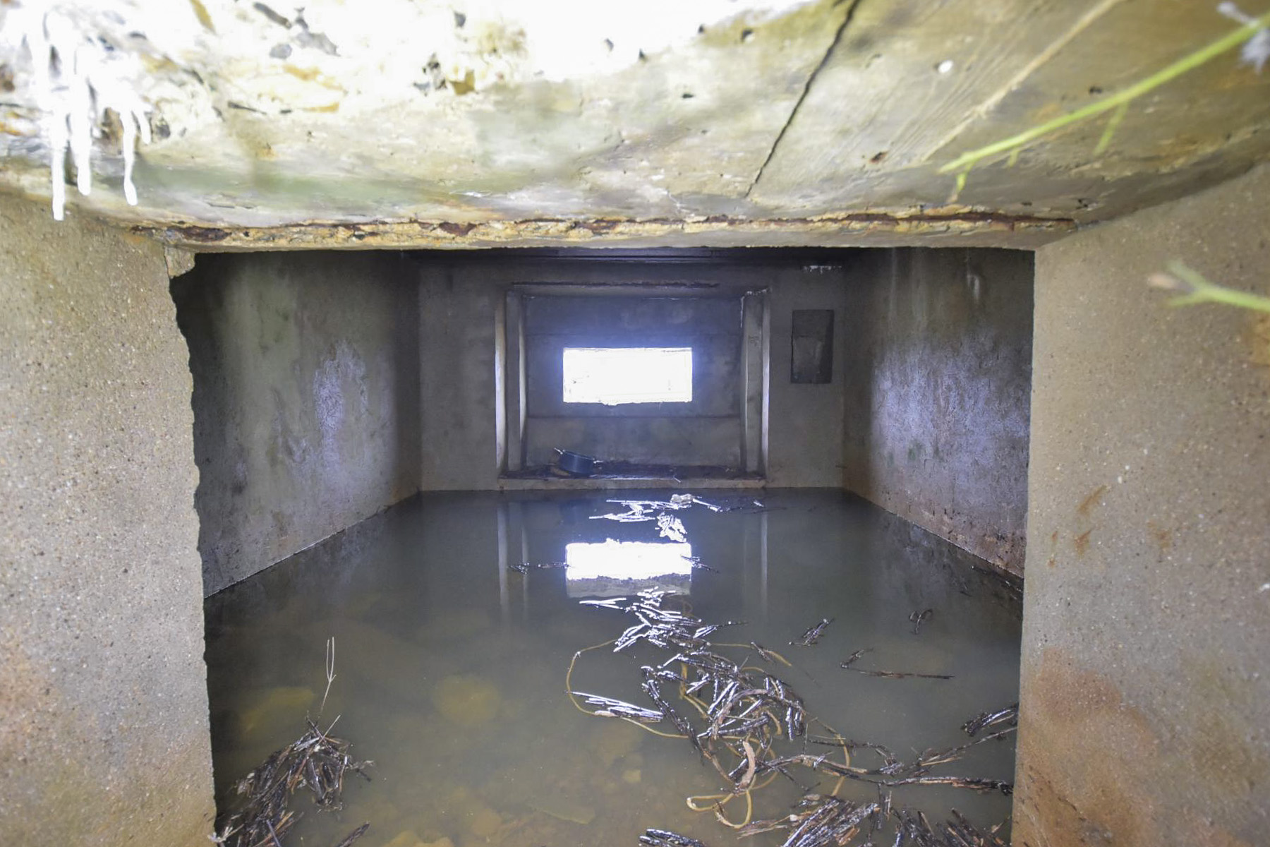 Ligne Maginot - DB123 - CROIX D'AUDUN NORD - (Blockhaus pour canon) - L'intérieur - Ludovic KNAPP