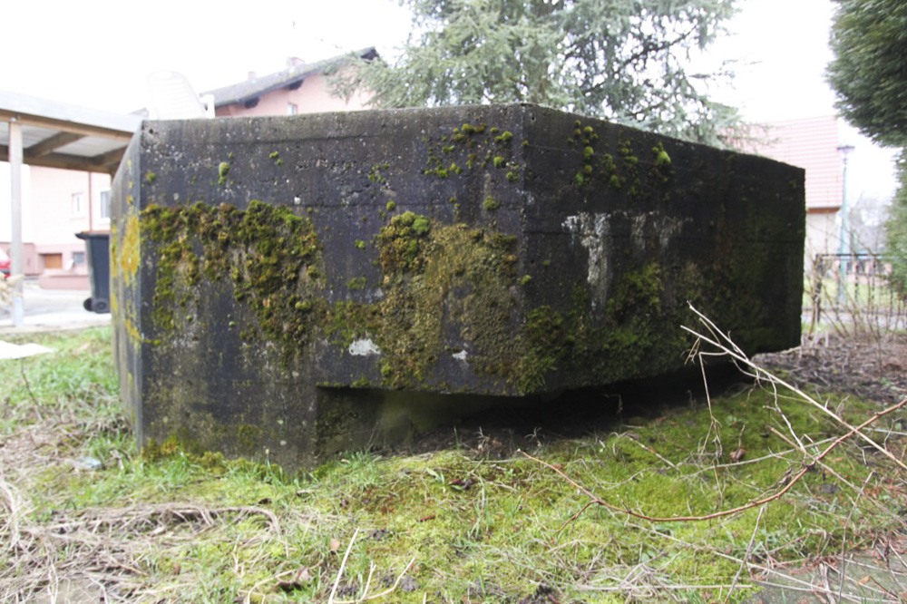 Ligne Maginot - STEINFELD - (Blockhaus pour arme infanterie) - Vue générale de l'embrasure - Les Gardiens du Rhin