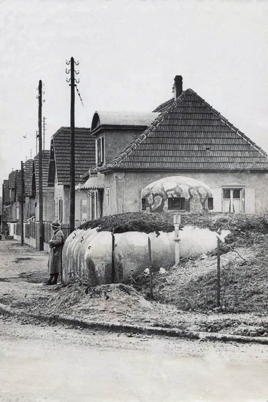 Ligne Maginot - ANCIENNE REDOUTE - (Abri) - Photographie de l'abri vraisemblablement en 1938 - Photo de presse américaine