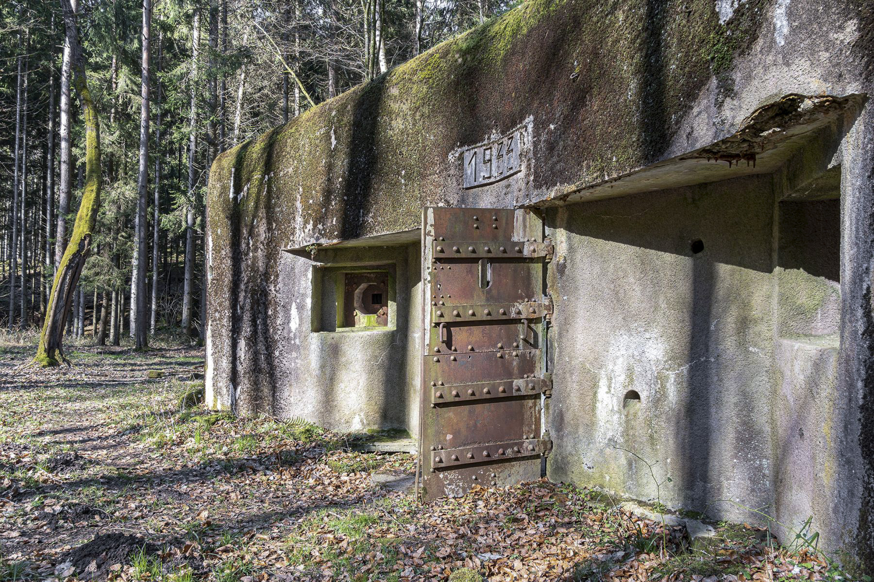 Ligne Maginot - SAEGEMUHLE - (Blockhaus pour arme infanterie) - Porte blindée et caponnière FM ouest - David Palmer