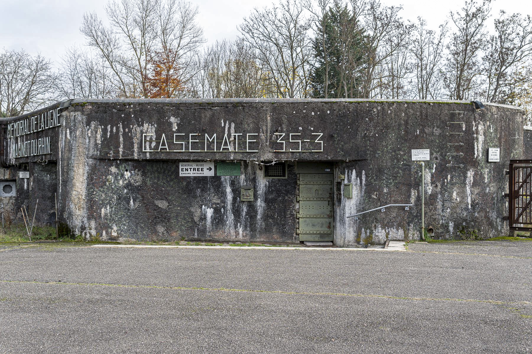 Ligne Maginot - 35/3 - MARCKOLSHEIM SUD - (Casemate d'infanterie - Double) - Façade de l'entrée - David Palmer
