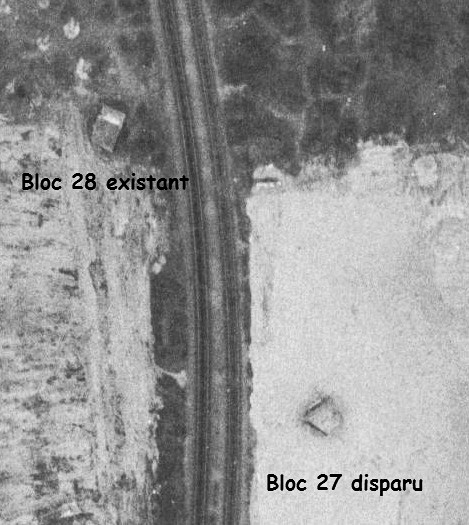 Ligne Maginot - Blocs 27 et 28 en 1964 -  - IGN - Géoportail 1964