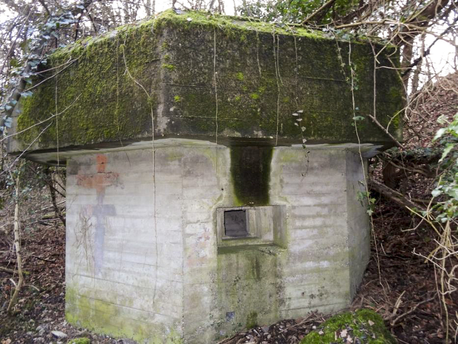 Ligne Maginot - 301B - PORT DU RHIN SUD 34 - (Blockhaus pour arme infanterie) - Créneau Nord-Est - Lionnel SPERANDIO