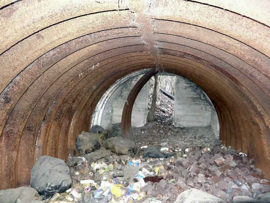 Ligne Maginot - Bloc Port du Rhin Sud 32 - Vue interne depuis l'entrée gauche - Lionnel SPERANDIO