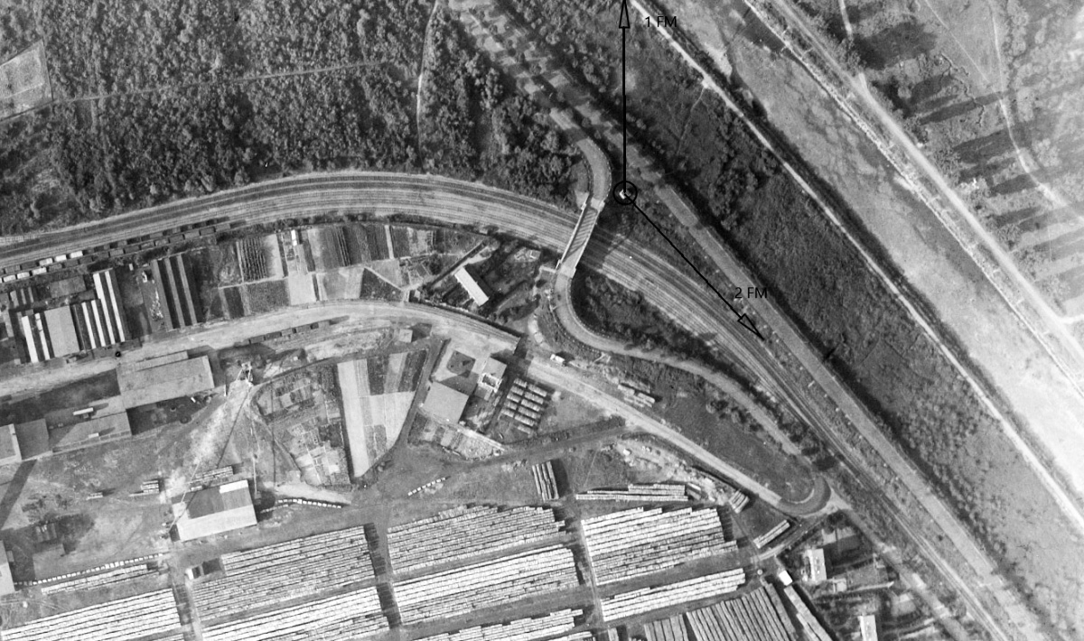 Ligne Maginot - 415D - PORT DU RHIN CENTRE 3 - (Blockhaus pour arme infanterie) -  - IGN - Géoportail 1947
