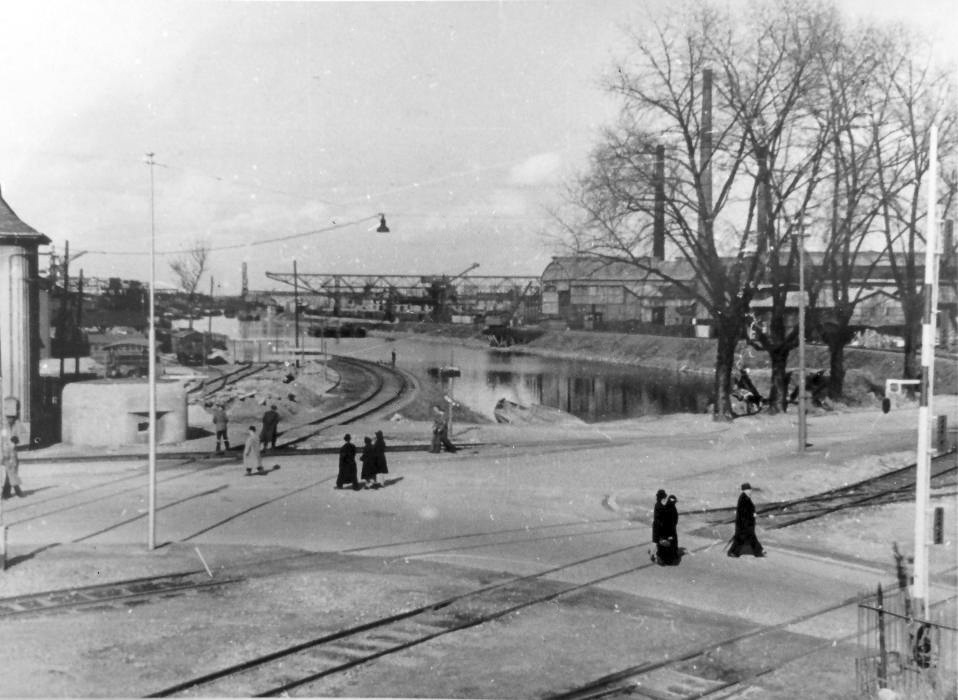 Ligne Maginot - Blockhaus du Port du Rhin Centre  8 et 9 - Photo allemande datée du 09 mars 1941 - HANSELMANN
