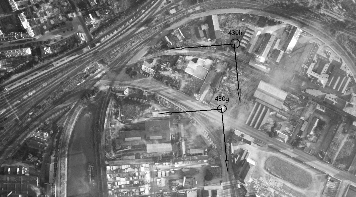 Ligne Maginot - 430G - PORT DU RHIN CENTRE 11 - (Blockhaus pour arme infanterie) -  - IGN - Géoportail 1947