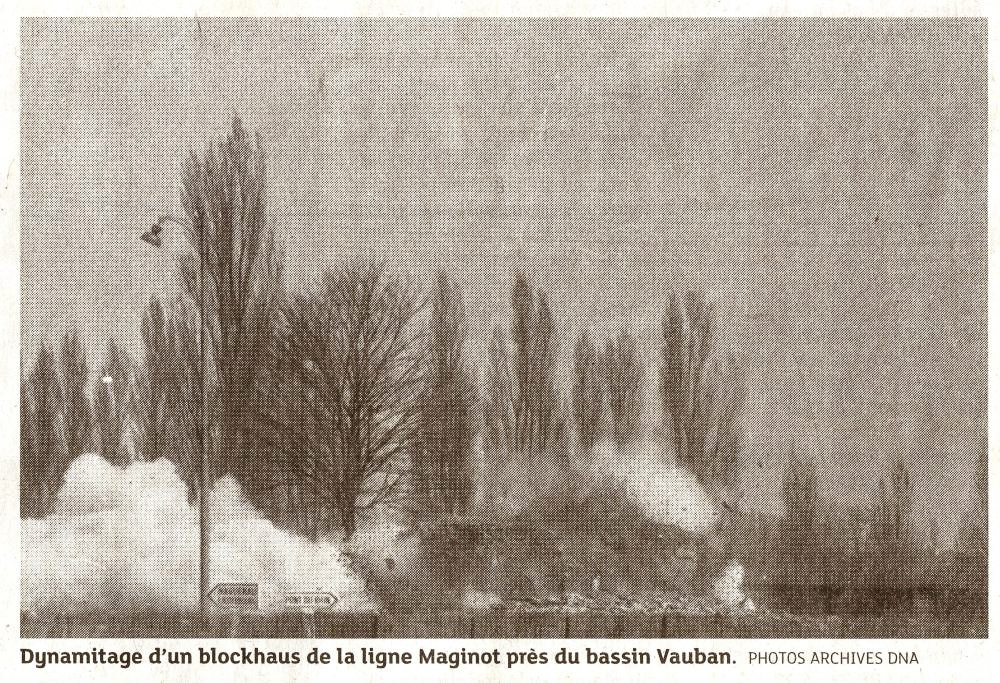 Ligne Maginot - 440C - PONT VAUBAN - (Blockhaus pour canon) - Blockhaus en cours de destruction - Inconnu