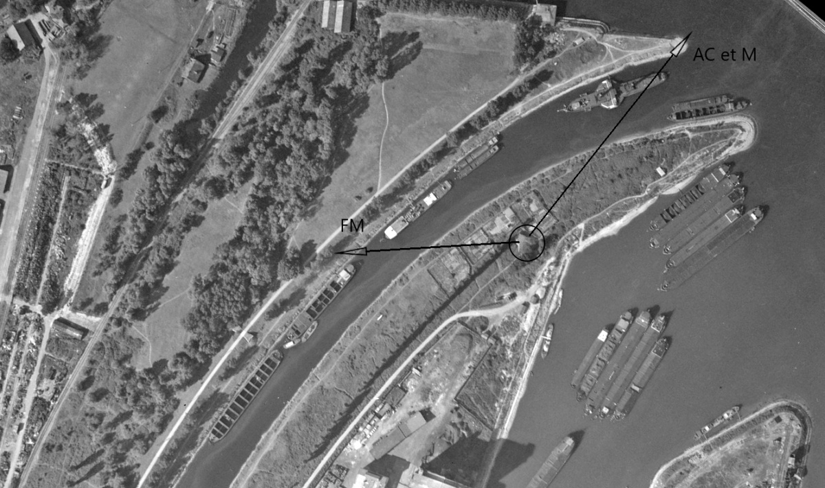 Ligne Maginot - 476 - BASSIN LOUIS ARMAND 1 - (Blockhaus pour canon) -  - IGN - Géoportail 1947