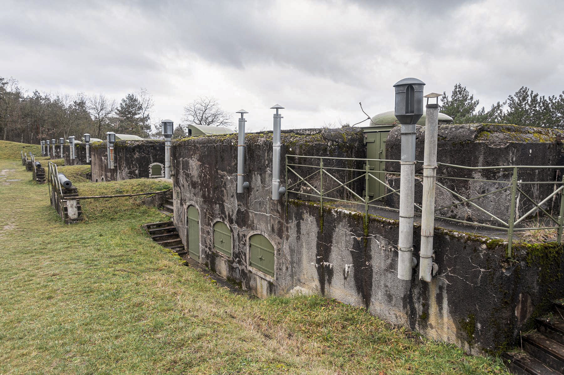 Ligne Maginot - FORT DE MUTZIG - (Ouvrage d'artillerie) - Batterie N°1 (10cm) - David Palmer