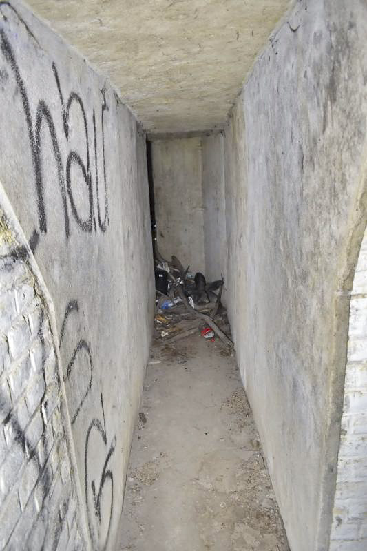 Ligne Maginot - A33 - (Blockhaus pour arme infanterie) - La galerie donnant accès au puits depuis l'abri A 33 - D. Froehly