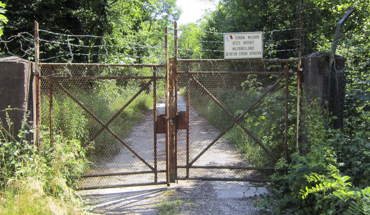 Ligne Maginot - GANZAU (Dépôt de Munitions) - Entrée principale du dépôt - Mannheim
