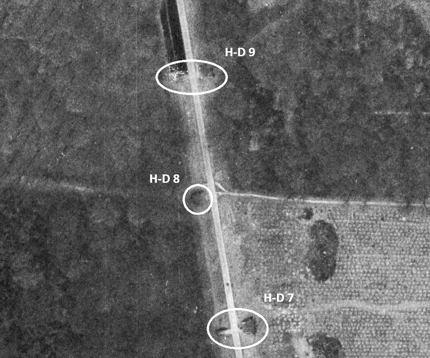 Ligne Maginot - Blockhaus HAUTE-DIGUE 7 à 9 -  - IGN - Géoportail 1964