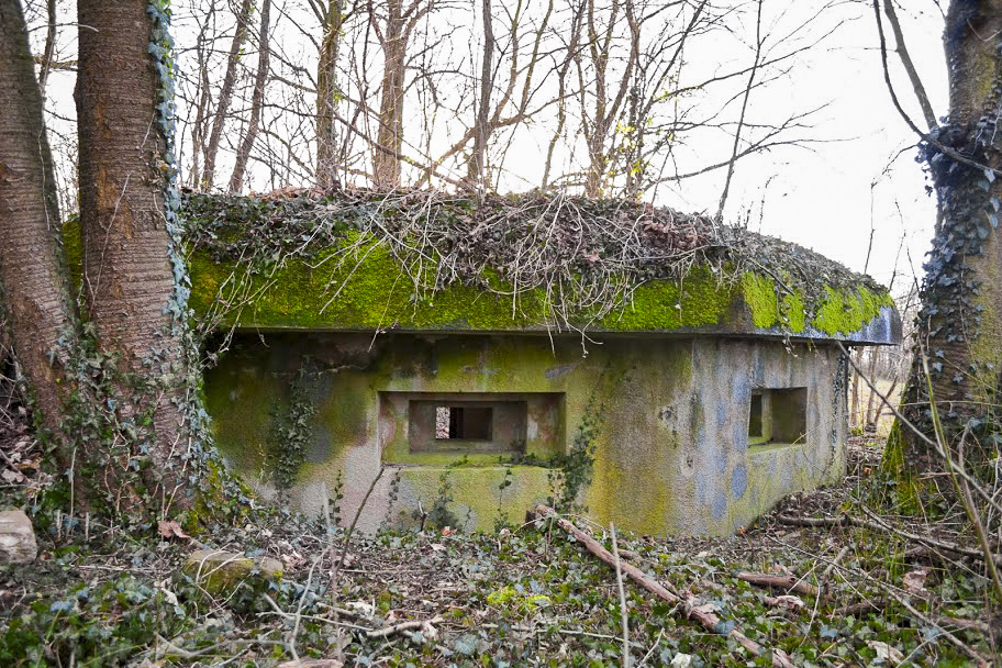 Ligne Maginot - I6 - (Blockhaus pour arme infanterie) - Les deux créneaux pour mitrailleuses - PAVEL Jan