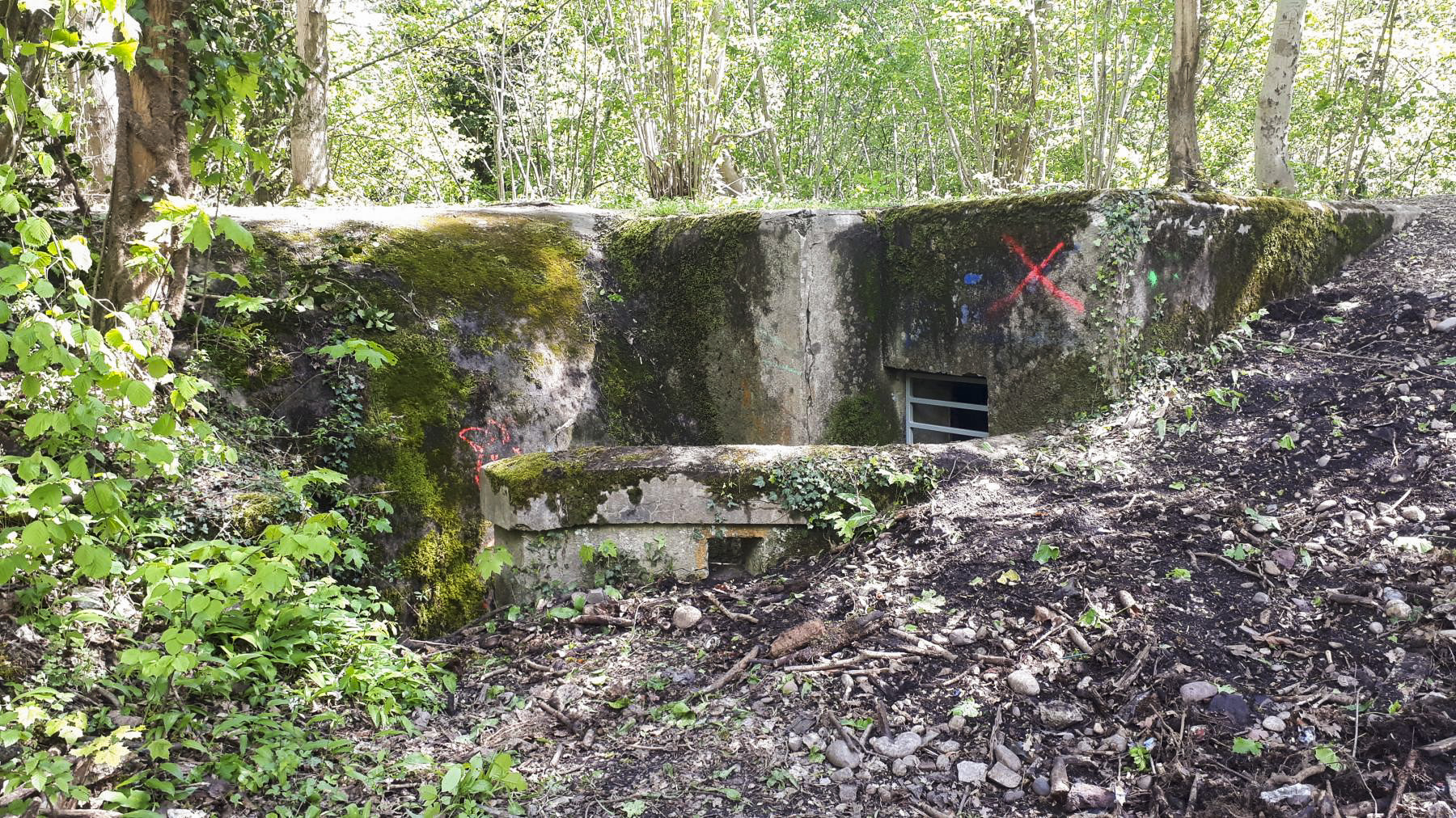 Ligne Maginot - OBERJAEGERHOFF - (Abri) - L'entrée droite du PC - Gregory Fuchs