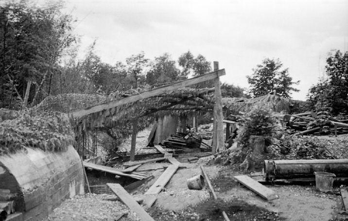 Ligne Maginot - OUVRAGE NEY-RAPP - (Position d'artillerie préparée) - La batterie vue depuis le bloc nord - inconnu