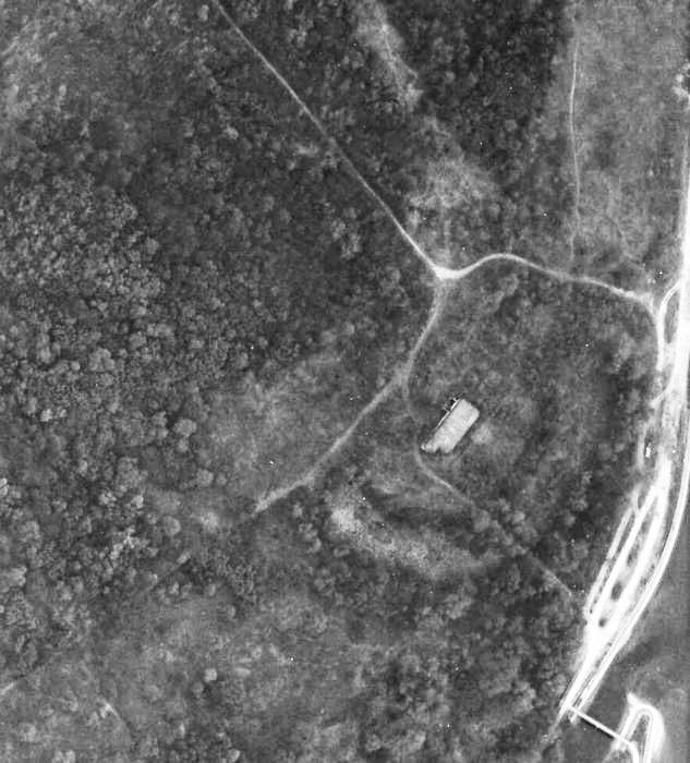 Ligne Maginot - POINT D'APPUI PK119 -1 - (Abri) - Le point d'appui PK 119 en 1964 - IGN - Géoportail 1964