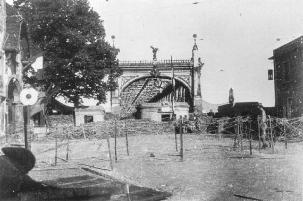 Ligne Maginot - Vue générale de la défense du pont route - Vue générale de la défense du pont route sur le Rhin - Inconnu